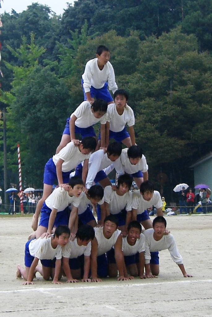 体育祭 雨 